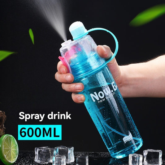 Creative Plastic Cup Outdoor Sports Spray Cup Children's Water Cup Large Capacity Student Cup