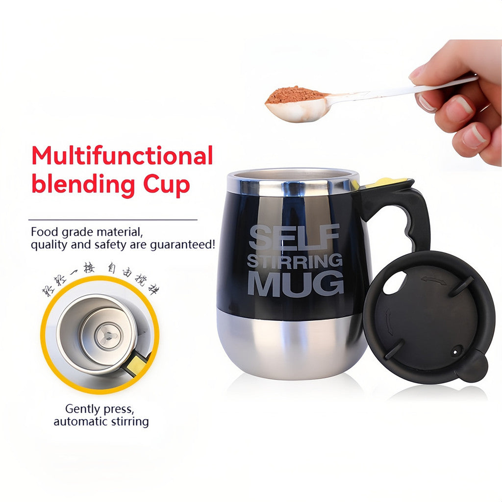 Automatic Mixing Cup Stainless Steel Milk Powder Stirring Cup Creative Electric Mixing Cup