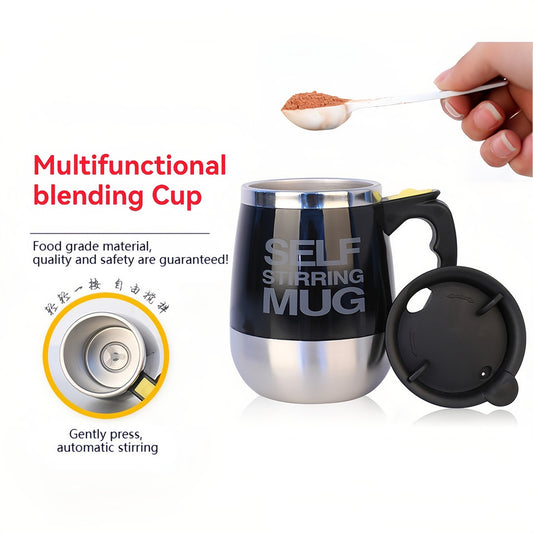 Automatic Mixing Cup Stainless Steel Milk Powder Stirring Cup Creative Electric Mixing Cup