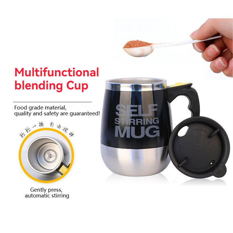 Automatic Mixing Cup Stainless Steel Milk Powder Stirring Cup Creative Electric Mixing Cup